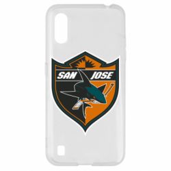 Чехол для Samsung A01/M01 San Jose Sharks - PrintSalon