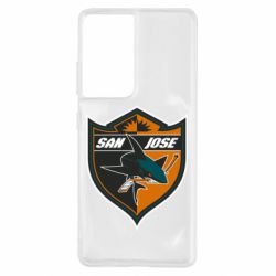 Чехол для Samsung S21 Ultra San Jose Sharks - PrintSalon