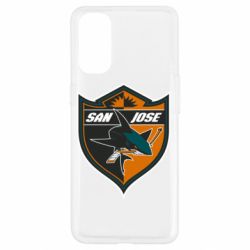 Чохол для Oppo Reno 4San Jose Sharks-PrintSalon Чохол для Oppo Reno 4San Jose Sharks