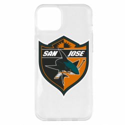 Чехол для iPhone 14 Plus San Jose Sharks-PrintSalon Чехол для iPhone 14 Plus San Jose Sharks
