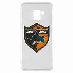 Чехол для Samsung A8+ 2018 San Jose Sharks - PrintSalon