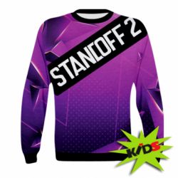 Детский 3D свитшот Sandoff 2 background - PrintSalon