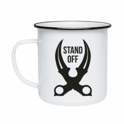 Кружка эмалированная Sandoff Knife