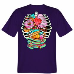 Мужская футболка Stedman Сandy inside the skeleton - PrintSalon