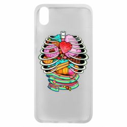 Чехол для Xiaomi Redmi 7A Сandy inside the skeleton - PrintSalon