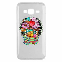 Чехол для Samsung J3 2016 Сandy inside the skeleton - PrintSalon