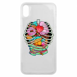 Чехол для iPhone Xs Max Сandy inside the skeleton - PrintSalon