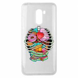 Чехол для Xiaomi Pocophone F1 Сandy inside the skeleton - PrintSalon