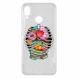 Чехол для Huawei P Smart Plus 2018 Сandy inside the skeleton - PrintSalon