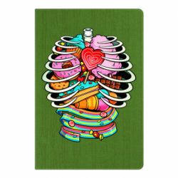 Блокнот с принто Сandy inside the skeleton - PrintSalon