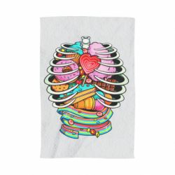 Полотенце с принтом Сandy inside the skeleton - PrintSalon