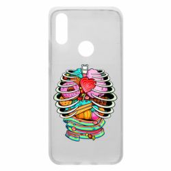 Чехол для Xiaomi Redmi 7 Сandy inside the skeleton - PrintSalon