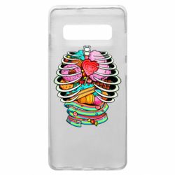 Чехол для Samsung S10+ Сandy inside the skeleton - PrintSalon