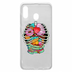 Чехол для Samsung A20 Сandy inside the skeleton - PrintSalon
