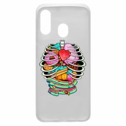 Чехол для Samsung A40 Сandy inside the skeleton - PrintSalon