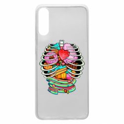 Чехол для Samsung A70 Сandy inside the skeleton - PrintSalon