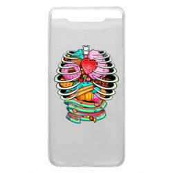 Чехол для Samsung A80 Сandy inside the skeleton - PrintSalon