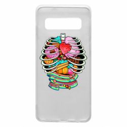 Чехол для Samsung S10 Сandy inside the skeleton - PrintSalon