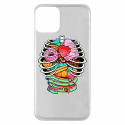 Чехол для iPhone 11 Сandy inside the skeleton - PrintSalon