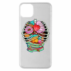 Чехол для iPhone 11 Pro Max Сandy inside the skeleton - PrintSalon