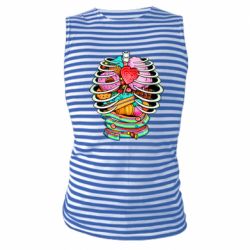 Майка-тельняшка Сandy inside the skeleton - PrintSalon