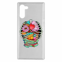 Чехол для Samsung Note 10 Сandy inside the skeleton - PrintSalon