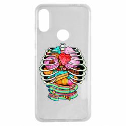 Чехол для Xiaomi Redmi Note 7 Сandy inside the skeleton - PrintSalon