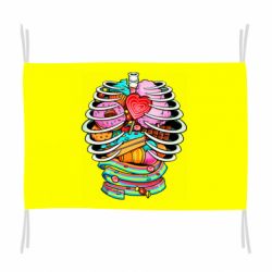 Флаг Сandy inside the skeleton - PrintSalon