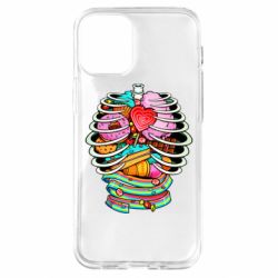 Чехол для iPhone 12 mini Сandy inside the skeleton - PrintSalon