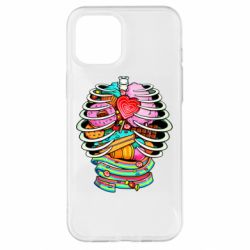 Чехол для iPhone 12 Pro Max Сandy inside the skeleton - PrintSalon