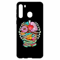 Чехол для Samsung A21 Сandy inside the skeleton - PrintSalon