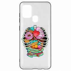 Чехол для Samsung A21s Сandy inside the skeleton - PrintSalon