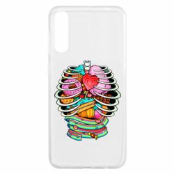 Чехол для Samsung A50 Сandy inside the skeleton - PrintSalon