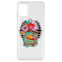 Чехол для Samsung A51 Сandy inside the skeleton - PrintSalon