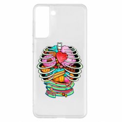 Чехол для Samsung S21+ Сandy inside the skeleton - PrintSalon