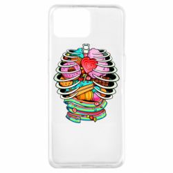 Чехол для Oppo A73 Сandy inside the skeleton - PrintSalon