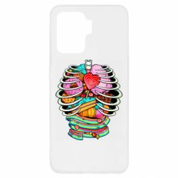 Чехол для Oppo Reno 5 Lite Сandy inside the skeleton - PrintSalon