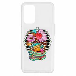 Чехол для Oppo Reno 5 4G Сandy inside the skeleton - PrintSalon