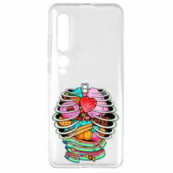 Чехол для Xiaomi Mi10/10 Pro Сandy inside the skeleton - PrintSalon