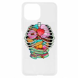 Чехол для Xiaomi Mi11 Lite Сandy inside the skeleton - PrintSalon