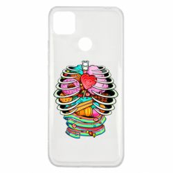 Чехол для Xiaomi Redmi 9c Сandy inside the skeleton