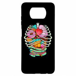 Чехол для Xiaomi Poco X3 Сandy inside the skeleton - PrintSalon