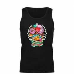 Мужская майка Сandy inside the skeleton - PrintSalon