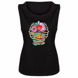 Женская майка Сandy inside the skeleton - PrintSalon