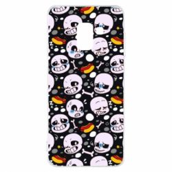 Чехол для Samsung A8 2018 Sans Undertale - PrintSalon