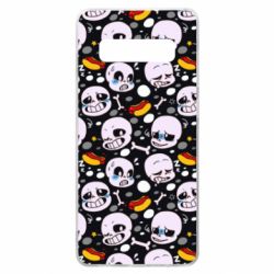 Чехол для Samsung S10+ Sans Undertale - PrintSalon