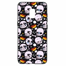 Чехол для Samsung A8+ 2018 Sans Undertale - PrintSalon