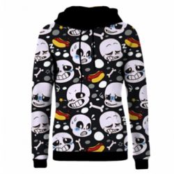 Женское 3D худи Sans Undertale - PrintSalon