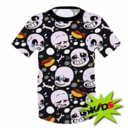 Детская 3D футболка Sans Undertale - PrintSalon