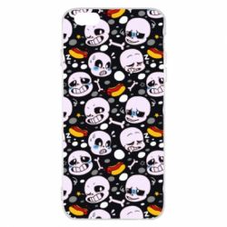 Чехол для iPhone 6 Plus/6S Plus Sans Undertale - PrintSalon